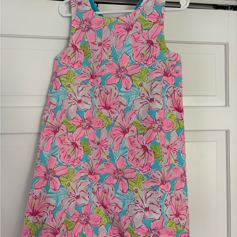 Tommy Bahama Pink and Blue Floral Kids Dress